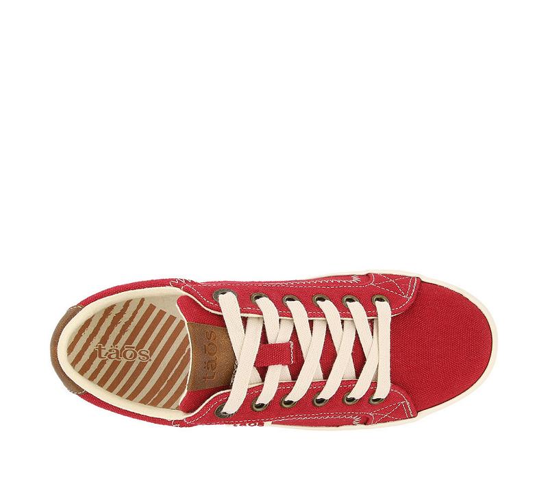 Birkenstock Star Burst Canvas Sneaker Dame Rød | DK 273MQZ